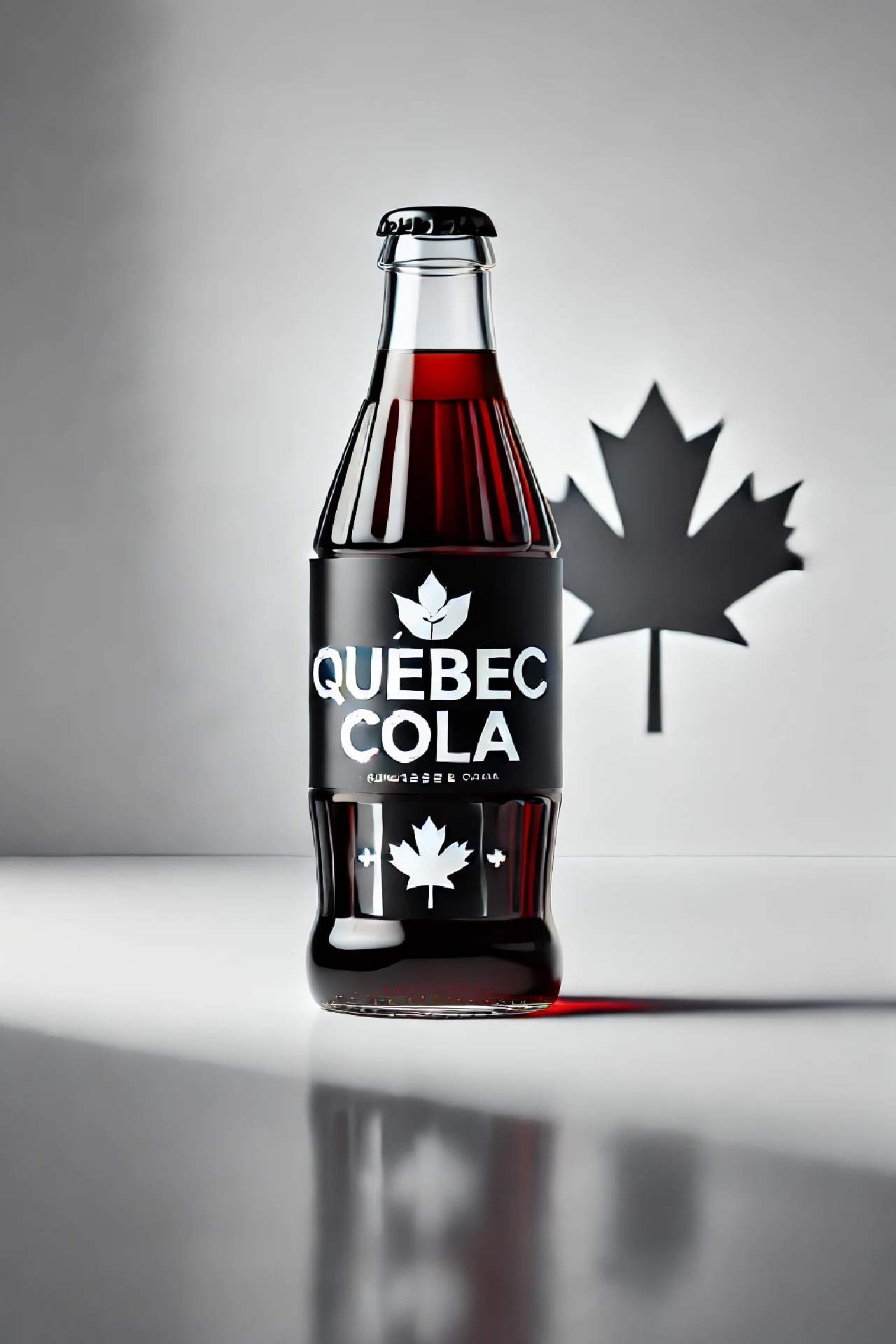 Québec-Cola Zéro, avec sa bouteille noire en vitre !